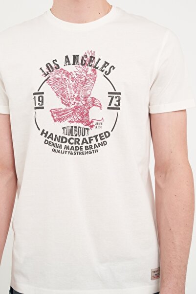 Timeout Tricou barbat cu maneca scurta si imprimeu