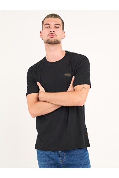 Kenvelo Tricou barbat cu maneca scurta si logo