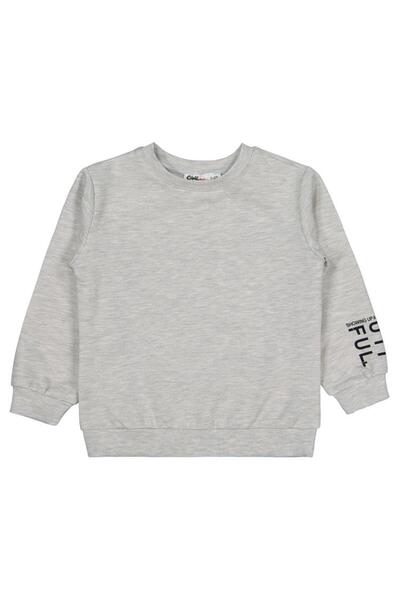 Civil Girls Basic 2-5 Years Old Sweatshirt - Ecru 2-3 Years Old