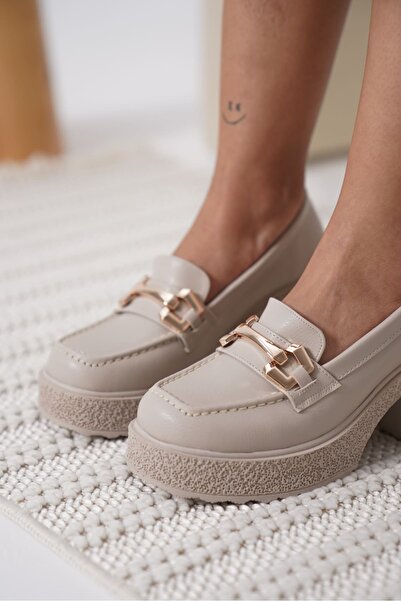 TRENDELLA Diana Women's Beige Casual Shoes