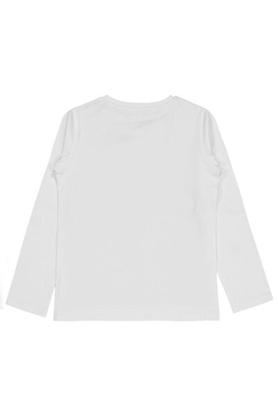 Civil Girls Basic 6-9 Years Old Sweatshirt - White 7-8 Years Old