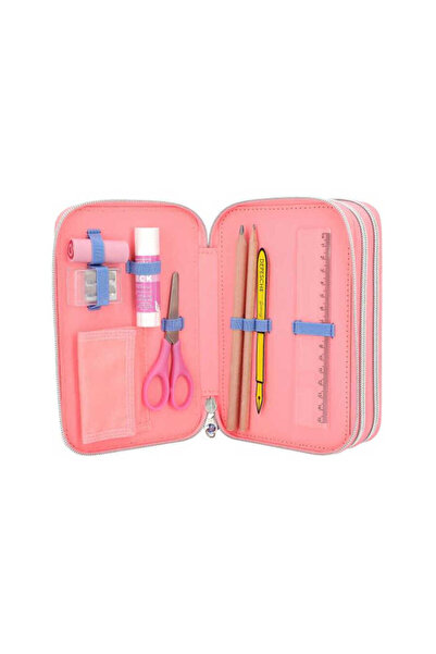 Top Model Topmodel 3 Layer Full Pencil Case Heart Sequin 412950