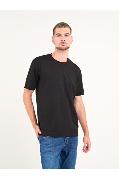 Kenvelo Men's short-sleeved solid color T-shirt