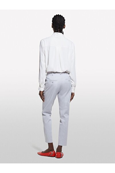 Sisley Women's 100% Viscose Long Back over Fit Shirt 325P5Idtlq08R-Sis14J