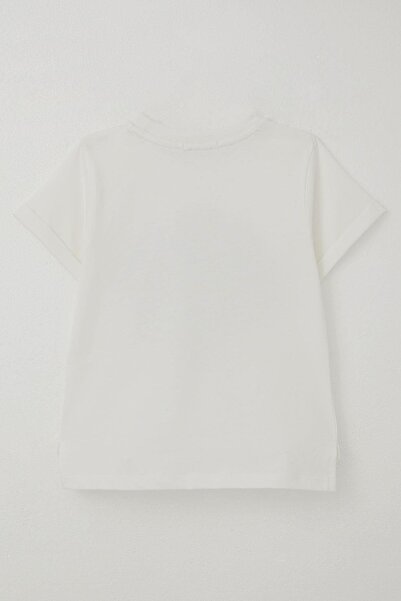 Breeze Boy's T-Shirt League Star Dinosaur Printed 2-6 Years Old, Ecru