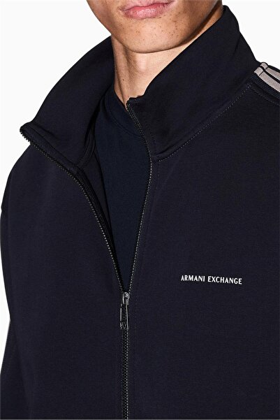Armani Exchange Erkek Fermuarlı Sweatshirt