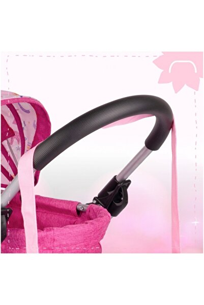OEM Doll Stroller Unicorn, 58 x 35.5 x 57 cm