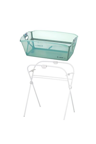 Jane Set cadita de baie cu pliere ultra-compacta, Jane, Oasis, 68 x 42 x 26 c...