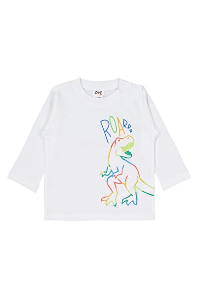 Civil Baby Dıno Baskılı 3'lü Set 6-18 Ay Sweatshirt - Standart 12-18 Ay