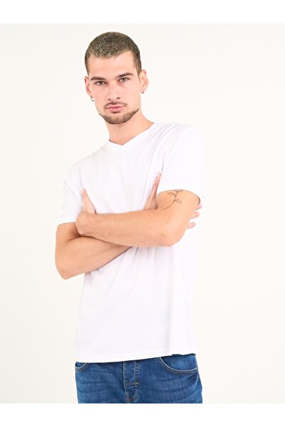 Kenvelo Tricou barbat cu maneca scurta de culoare uniforma