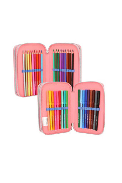 Top Model Topmodel 3 Layer Full Pencil Case Heart Sequin 412950