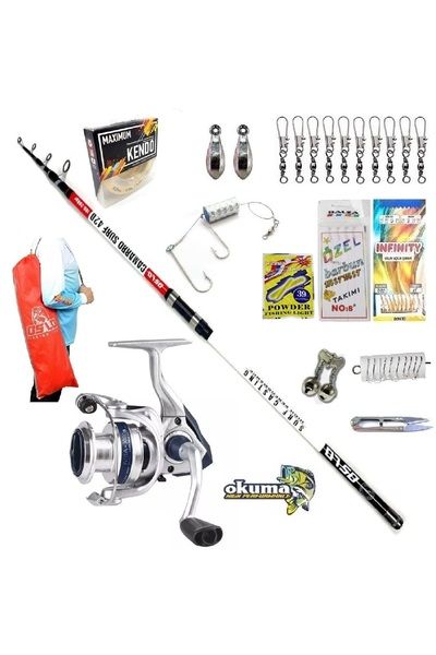 Oslo Okuma Aria 6000 420cm 100-200gr Camarro Surf Profesyonel Kıyı Olta Takımı Seti