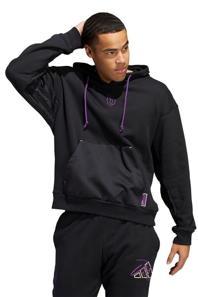 adidas Hanorac de baschet pentru bărbați Dame 8, negru, XS