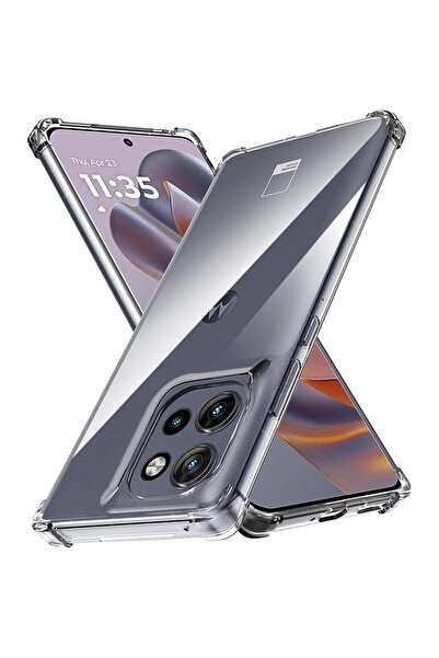 bestcase Husa antișoc TPU + sticlă securizată pentru Motorola Edge 50 Neo, tr...