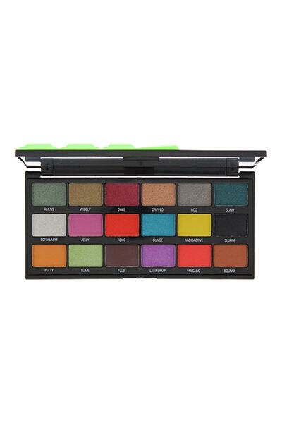 I HEART REVOLUTION , Slime, Eyeshadow Palette, 18, 18 g
