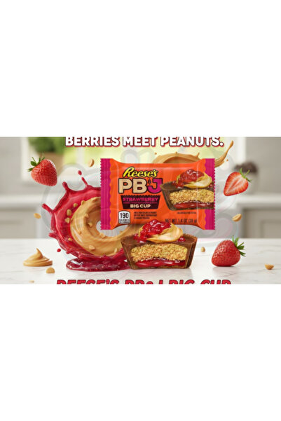 Reeses Reese's Big Cup PB&J Φράουλα 39 γρ.