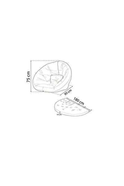 Vivense TUBİHOME GENÇ YER MİNDERİ, SARI