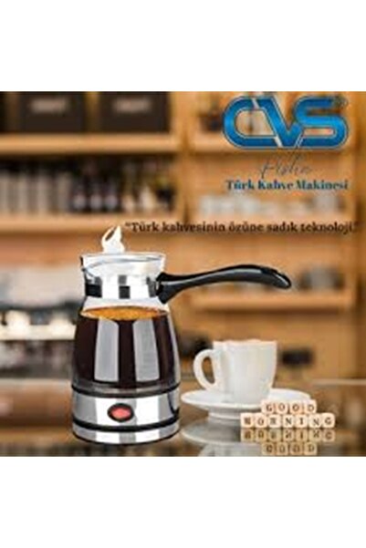 ASVERA Sapphire Series - Wireless Glass Jug Turkish Coffee Maker 6 Cups 1000W