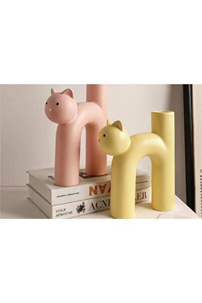 Vivense İSKANDİNAV KEDİ VAZO, İKİLİ SET