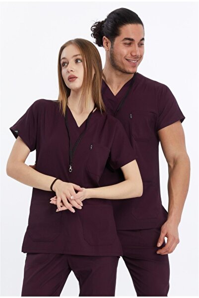 Çatı Medikal Happiness Basic - Uniformă chirurgicală unisex din Lycra pentru ...