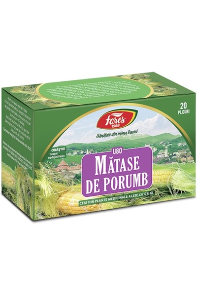Fares Ceai de mătase de porumb, 20 de pliculețe,
