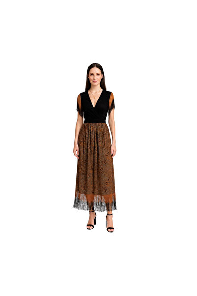 PRİNCESS Bohemian dress with dangling straps