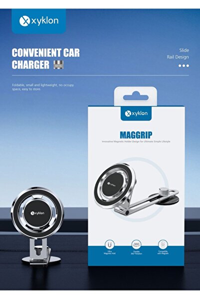 Zen Store حامل هاتف مغناطيسي للسيارة من XYKLON متوافق مع MagSafe - حامل مغناط...