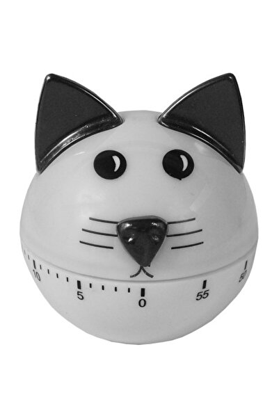 OEM Mechanical kitchen timer 60 minutes, cat-shaped (0-60 min)