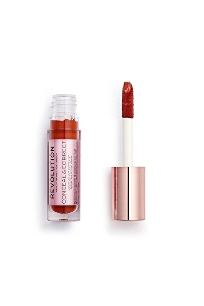 MAKEUP REVOLUTION Conceal & Correct, Concealer, Liquid Concealer, Red, 4 g