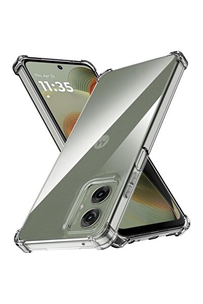 bestcase Husa antișoc TPU + sticlă securizată pentru Motorola Moto G55, trans...