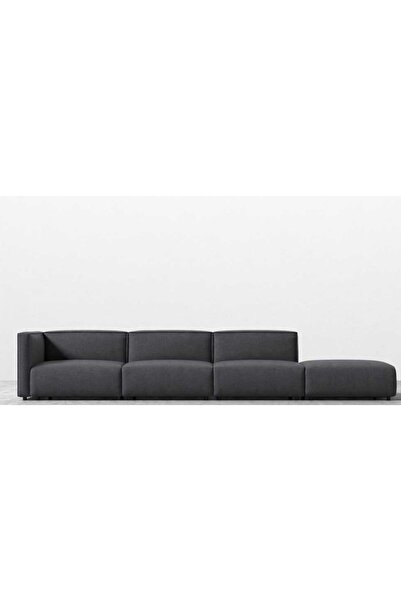 Vivense ARES PLUS SOL KÖŞELİ DÖRTLÜ KOLTUK, SİYAH