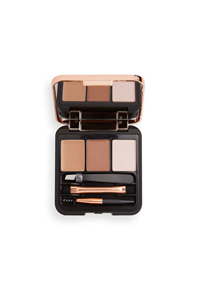 MAKEUP REVOLUTION Set, Makeup Revolution, Brow Sculpt, Eyebrow Palette, Medium, 2.2 g