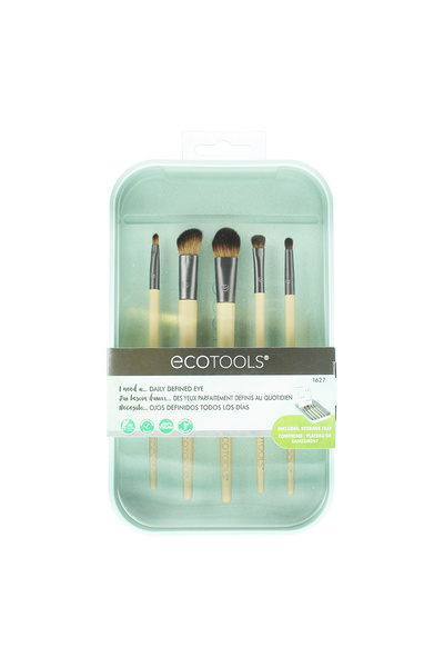 Ecotools Set, EcoTools, Daily Defined, Eye Brush, 5 pcs