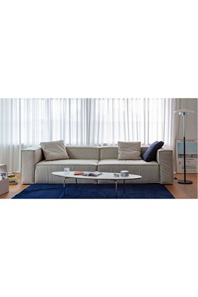 Vivense NORDE ÜÇLÜ DERİ KOLTUK, GRİ