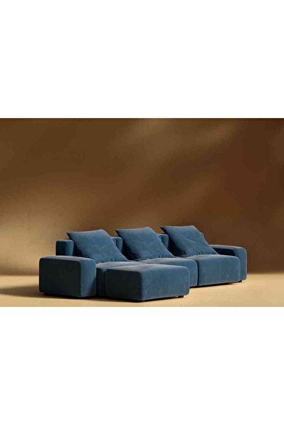 Vivense KAYE KÖŞE KOLTUK TAKIMI, MAVİ