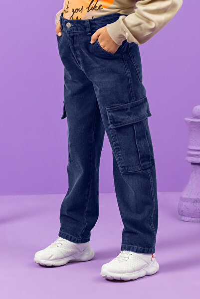 DMB BOYS & GIRLS 100% bumbac, cu croiala dreaptă, pantaloni din denim pentru ...