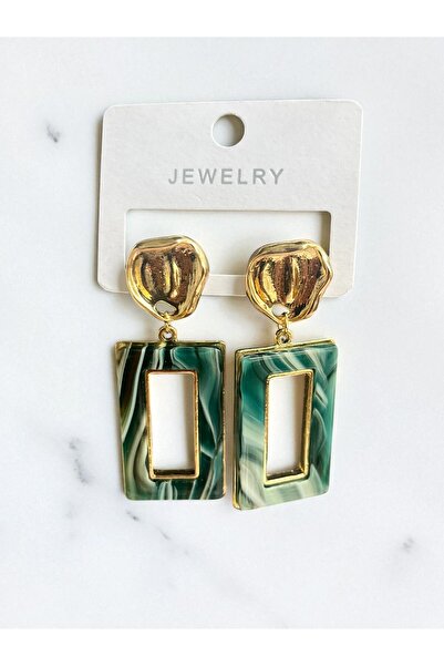 NAİFTAKIAKSESUAR Women's Acrylic Long Dangle Earrings