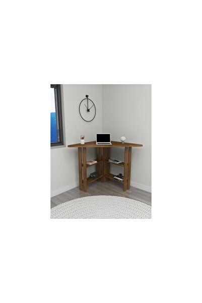 Vivense WOODFACE BEST DOĞAL AHŞAP KÖŞE ÇALIŞMA MASASI, CEVİZ