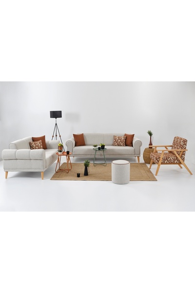 Vivense STEP KOLTUK TAKIMI, KREM