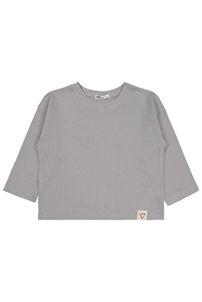Civil Boys Basic 2-5 Years Old Sweatshirt - Gray5-6 Years Old