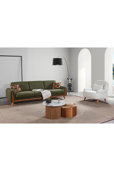 Vivense OLİMPOS DÖRTLÜ KOLTUK TAKIMI, YEŞİL