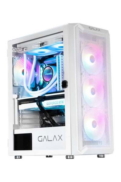 Generic GALAX RYZEN 5 7600X GAMING & WORKSTATION LIQUID ARCTIC WHITE DESKTOP PC