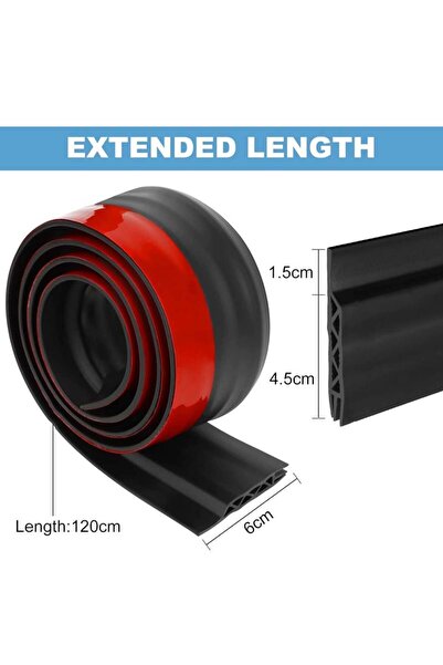 Saharaz Door Draft Stopper, 100 cm Length Under Door Seal, Door Sweep for Exterior & Interior Doors