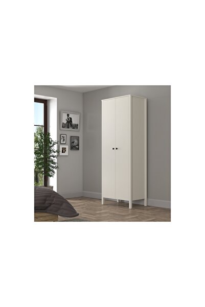 Vivense VENEZİA MİNİFİKS GARDIROP, WOOD BEYAZ, 2 KAPAKLI