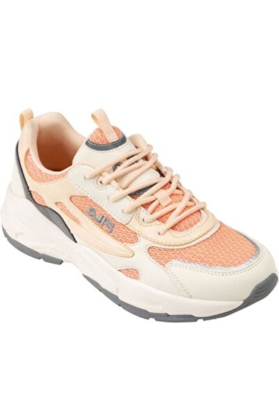 FILA Novarra Women's Casual Sneakers, Synthetic Beige/Orange, Size 41 EU