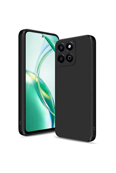 bestcase Husa Premium Silicon + Sticlă Securizată pentru Honor 200 Smart, Negru