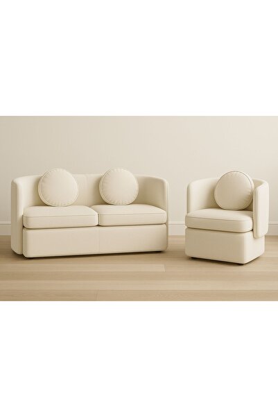 Vivense PAULO KOLTUK VE BERJER, BEYAZ