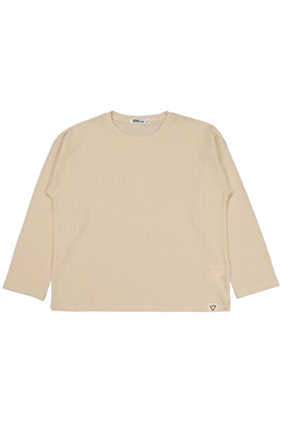 Civil Boys Jakar Petek Sweatshirt 10-13 Years - Beige 11-12 Years