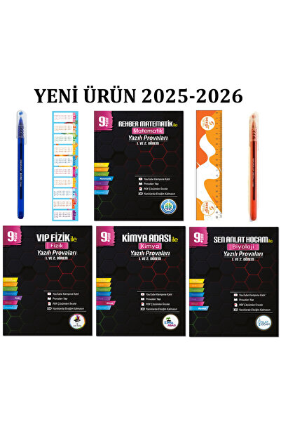 Tonguç Yayınları 9. Sınıf Matematik-Fizik-Kimya ve Biyoloji Yazılı Provaları ...