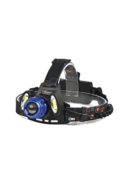 HOZRO HOZRO Professional LED Flashlight, 3 LEDs, 30 W, Rotary Zoom Function, Oval Design, Resistance and Po